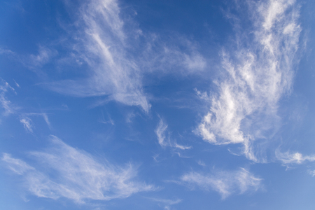 blue sky with cloud backgroundの写真素材