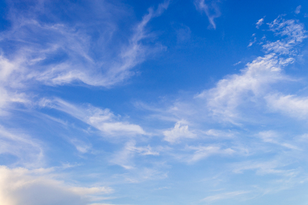 blue sky with cloud backgroundの写真素材