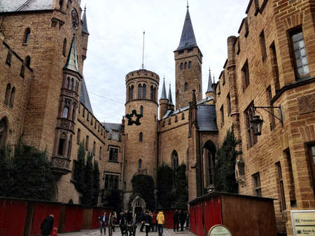 Hohenzollern castle in Southern Germanyの素材