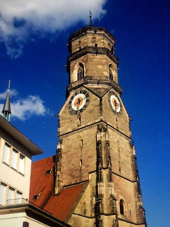 Old church in downtown Stuttgart. の素材