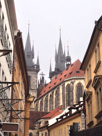 Beautiful cathedral in Pragueの素材
