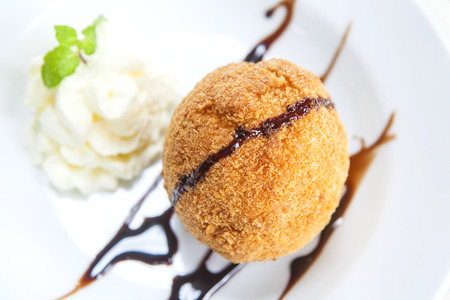 fried Ice Creamの写真素材