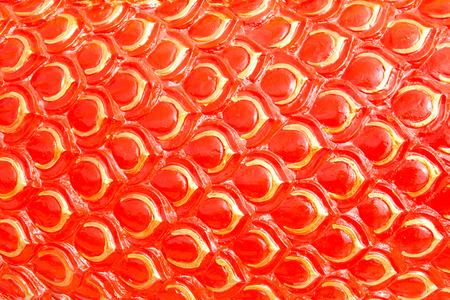 red dragon scales background or Serpent stuccoの写真素材