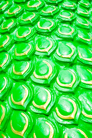 green dragon scales background or Serpent stuccoの写真素材