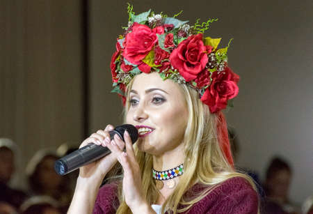 Chicago, IL: November 11th, 2017: Ukrainian Fashion Showのeditorial素材
