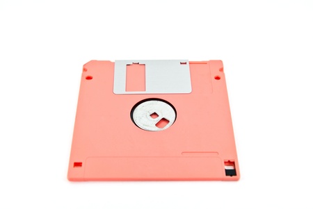 Backside of 3.5 floppy disk .