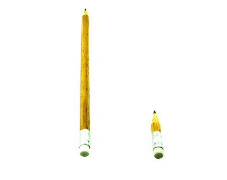 Difference from pencil.の写真素材