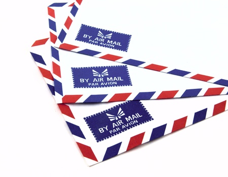 Air mail envelope.の写真素材