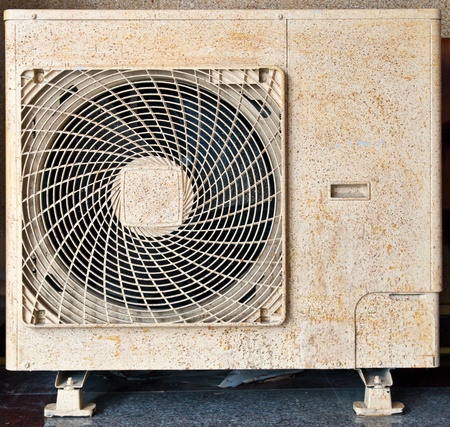 Grunge and old compressor air-condition.の写真素材