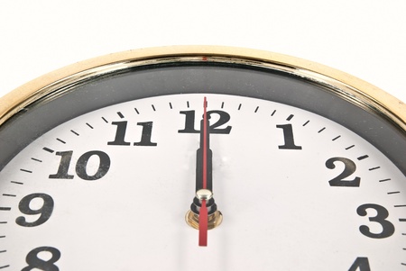 Lunch time clockの写真素材