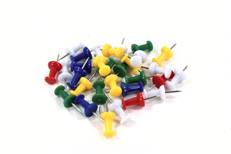 Messy laid push pin