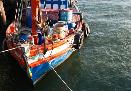 Wooden fishing boat, Thailand