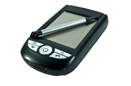 PDA and stylus の写真素材