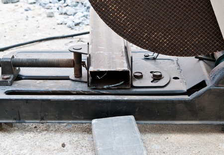 Electric circular saw for metal cutting のeditorial素材