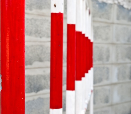 Traffic fence の写真素材