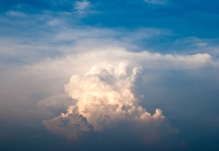The sky before storm の写真素材
