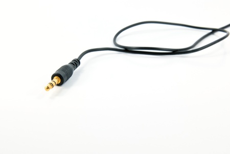 Audio cable jackの写真素材