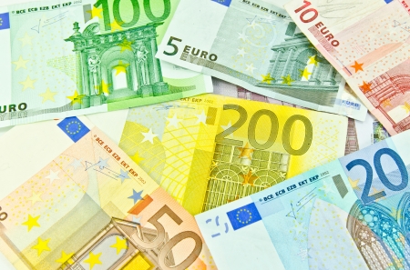 Euro money banknotes の写真素材