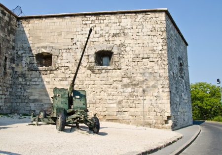 Decommissioned cannons in Budapest, Hungary のeditorial素材