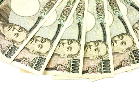 Japanese bank note - 10,000 Yen notesの写真素材