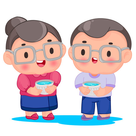 Happy songkran festivalのイラスト素材