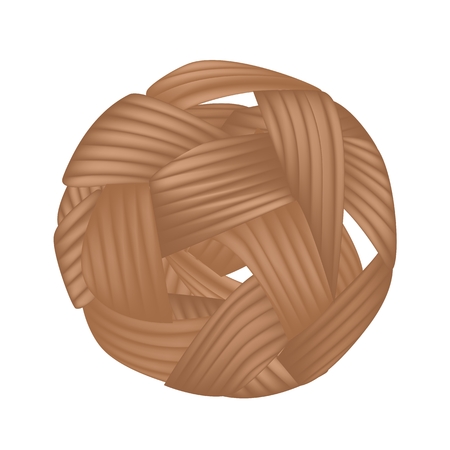 Traditional Sport of Thailand Rattan Ball or Takraw, The Southeast Asia Favorite Sports Isolated on A White Background.
のイラスト素材