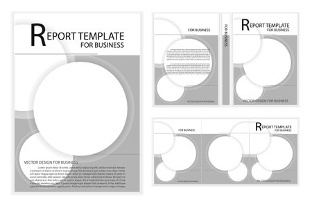 Elegant Template of Brown Modern Business Template Background with Copy Space for Text Decoratedのイラスト素材