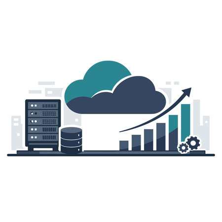 cloud computing design, vector illustration eps10 graphic. flat designのイラスト素材