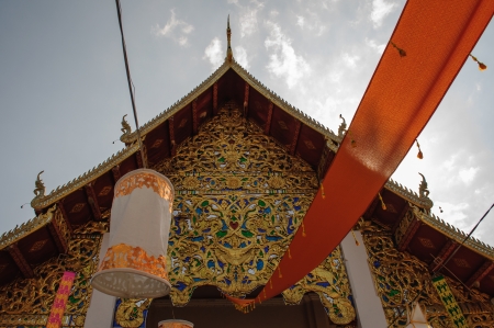 Temple in Phayao, Thailandの写真素材