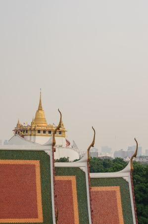 The Golden Mount at Watsraket, Thailandの写真素材
