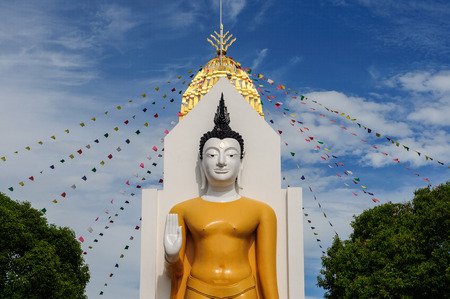 Golden buddha statueの写真素材