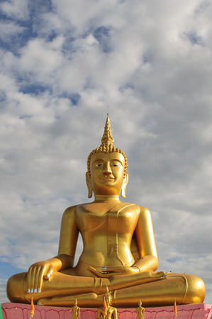 Golden buddha statueの写真素材