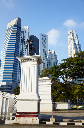 Cityscape in singaporeのeditorial素材