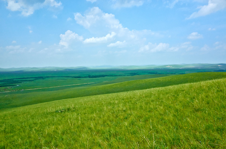 Inner Mongolia grassland sceneryの写真素材