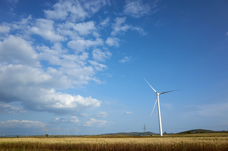 windwheel sceneryの写真素材