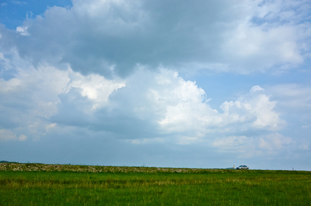 Inner Mongolia grassland sceneryの写真素材