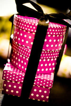 Pink Gift boxes 