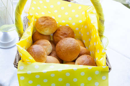 Breakfast bread rolls の写真素材
