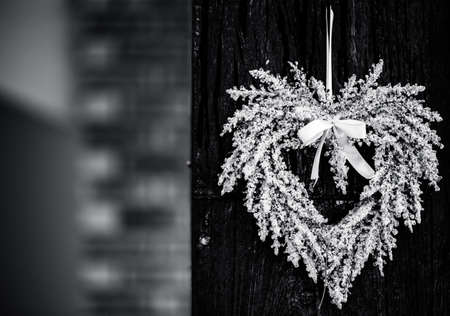 Fine arts Heart wreathの写真素材