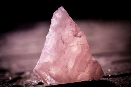 Rose Quarts crystalの写真素材