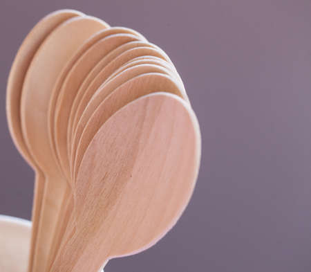 Wooden spoonsの写真素材