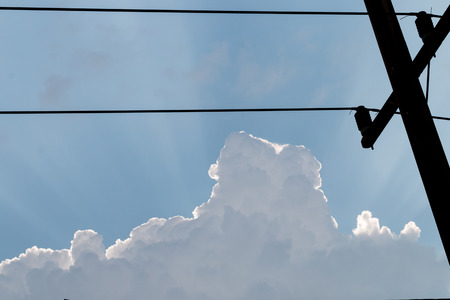 Electric tower.の写真素材