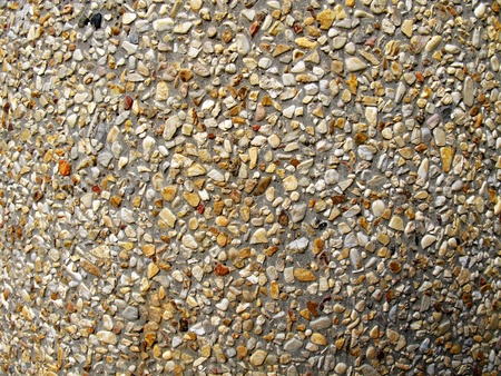 Polished stone pillar made from stone の写真素材