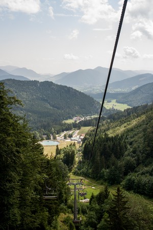 Landscape of Alps from Schneeberg