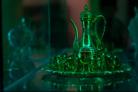 The beautiful designing glassware equipmentの写真素材