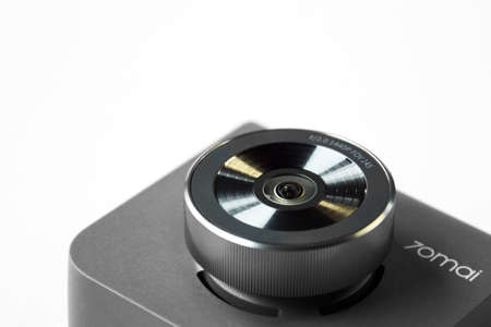 Selective focus camera dvr xiaomi 70mai. Car appliances.のeditorial素材