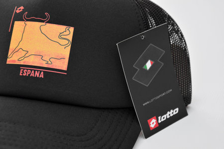 Sports cap with Lotto . Lotto is an Italian manufacturer and supplier of sportswear.