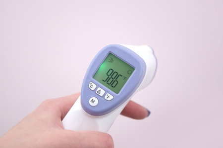 Non-contact digital medical infrared forehead thermometer for temperature measurement, for...