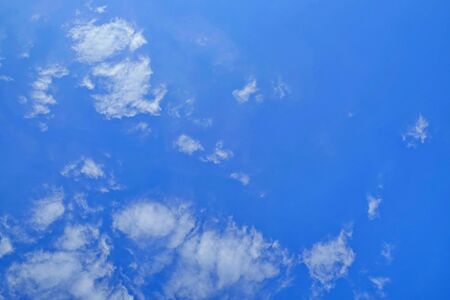 Blue sky with cloudの写真素材