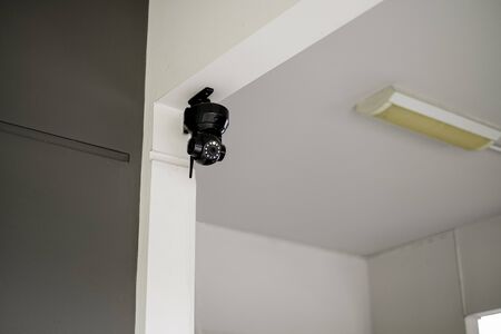WIFI CCTV install on the wall